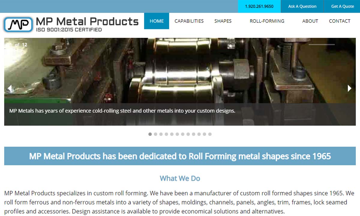 M.P. Metal Products, Inc. M.P. Metal Products, Inc.