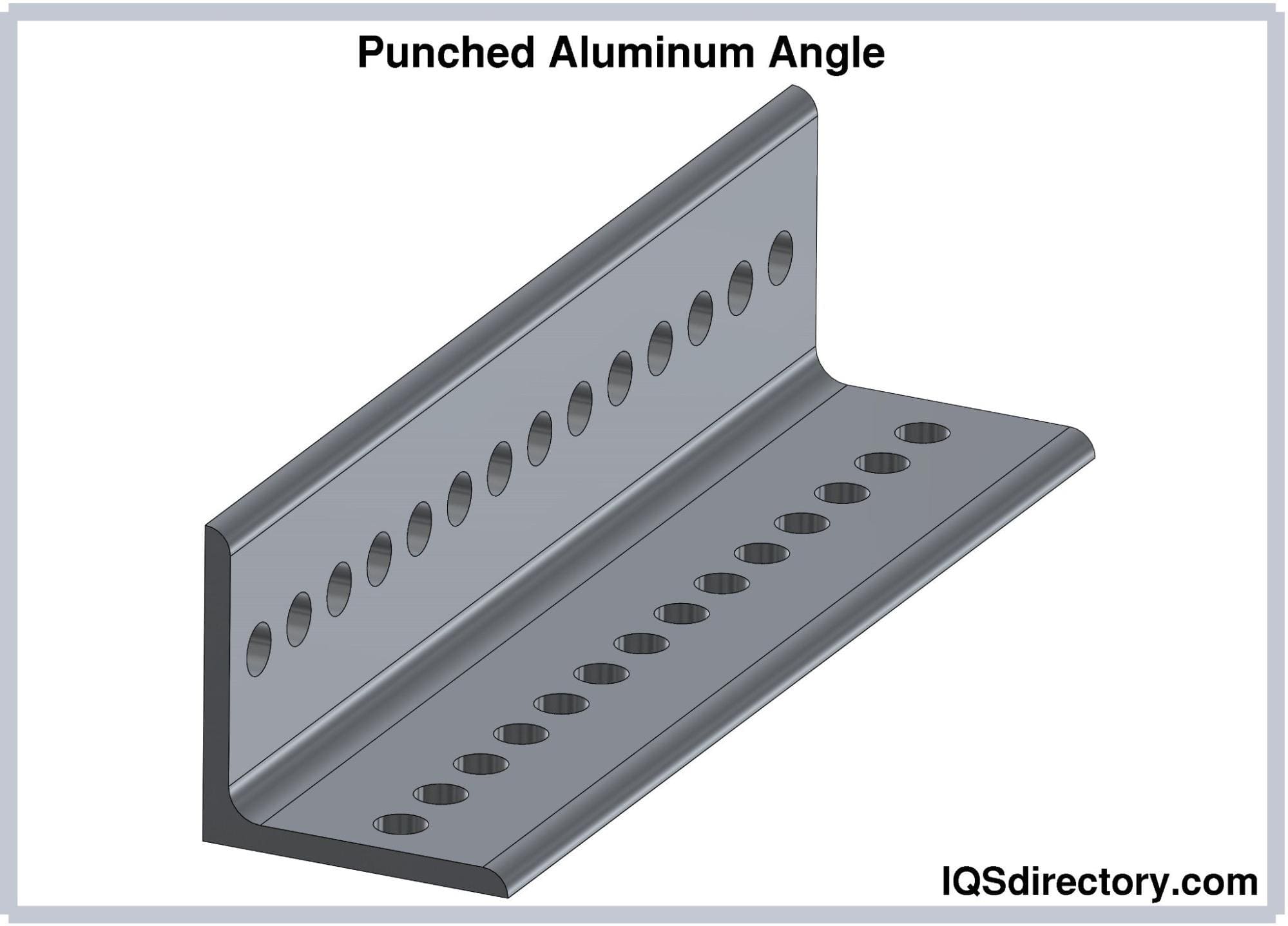 Punched Aluminum Angle Punched Aluminum Angle